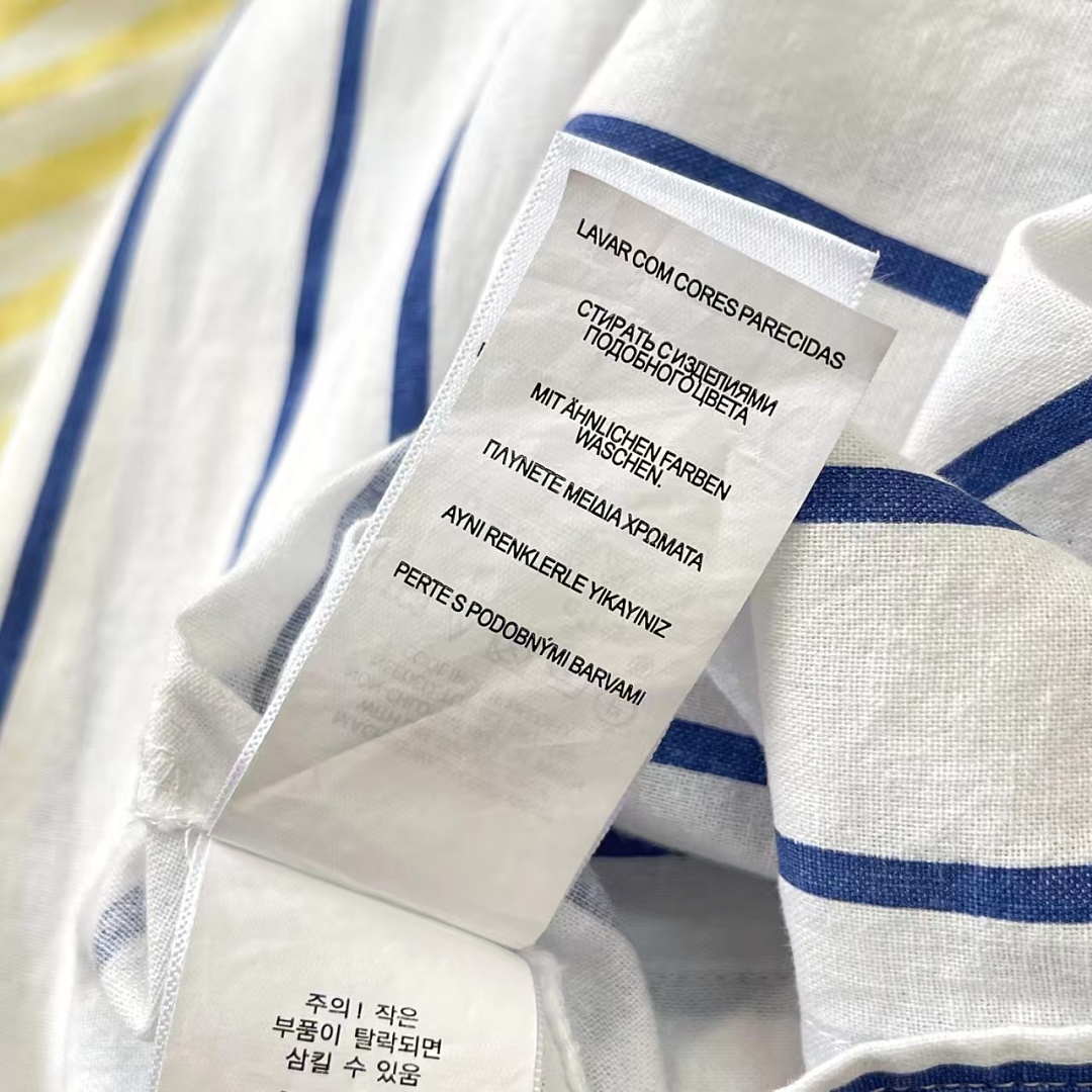 Other €28.3 ##Linen Stripe Shirt 027 Linen Striped P - Image 48
