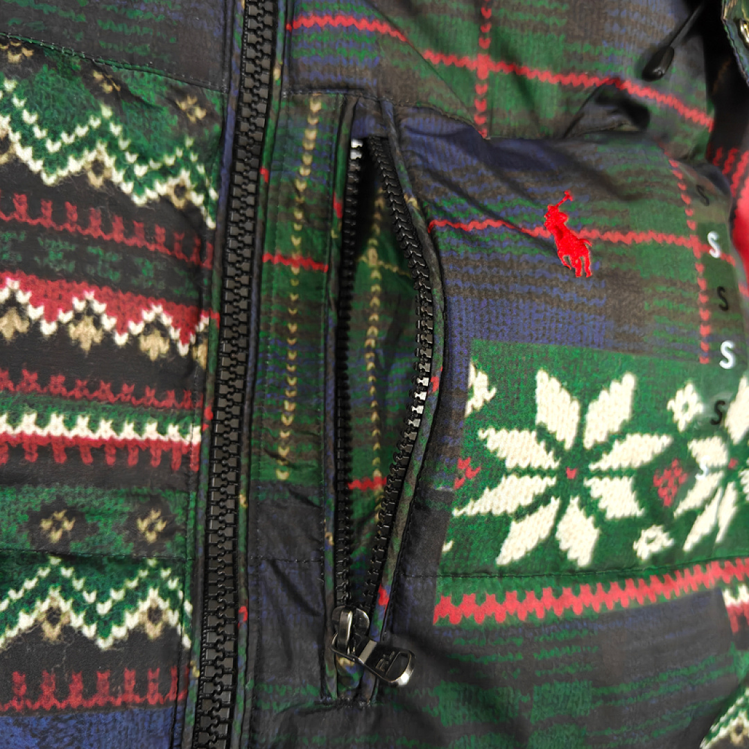 Other €64.6 ## Christmas Color-Block Down Jacket Velvet 506511 E - Image 11