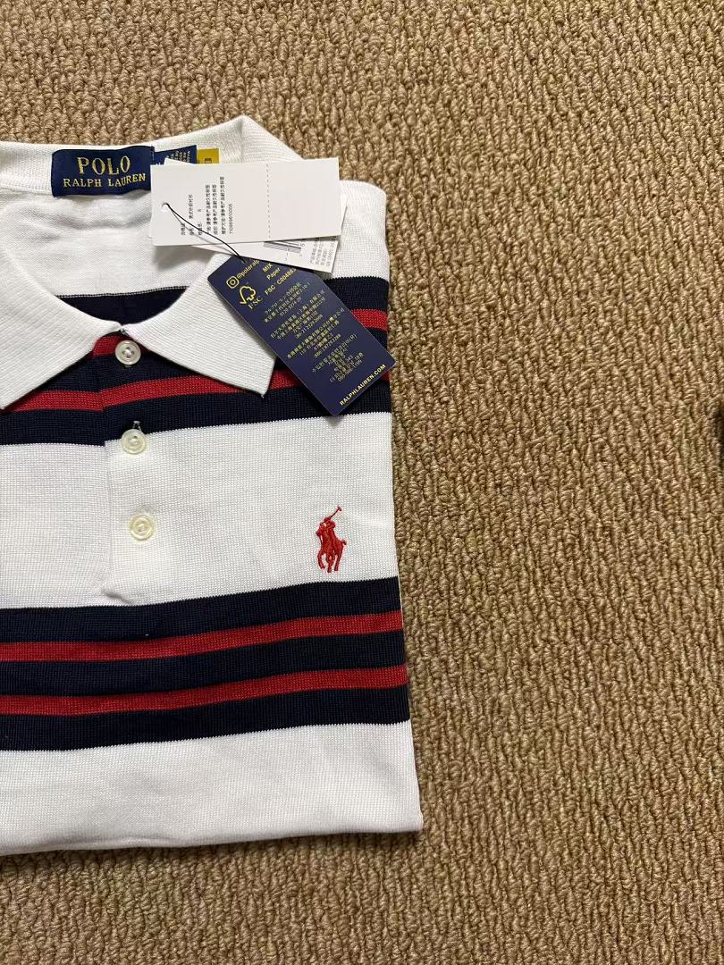 Other €19.7 ## Pima Cotton Stripe Polo Shirt 4 Striped Short Sleeve R - Image 22