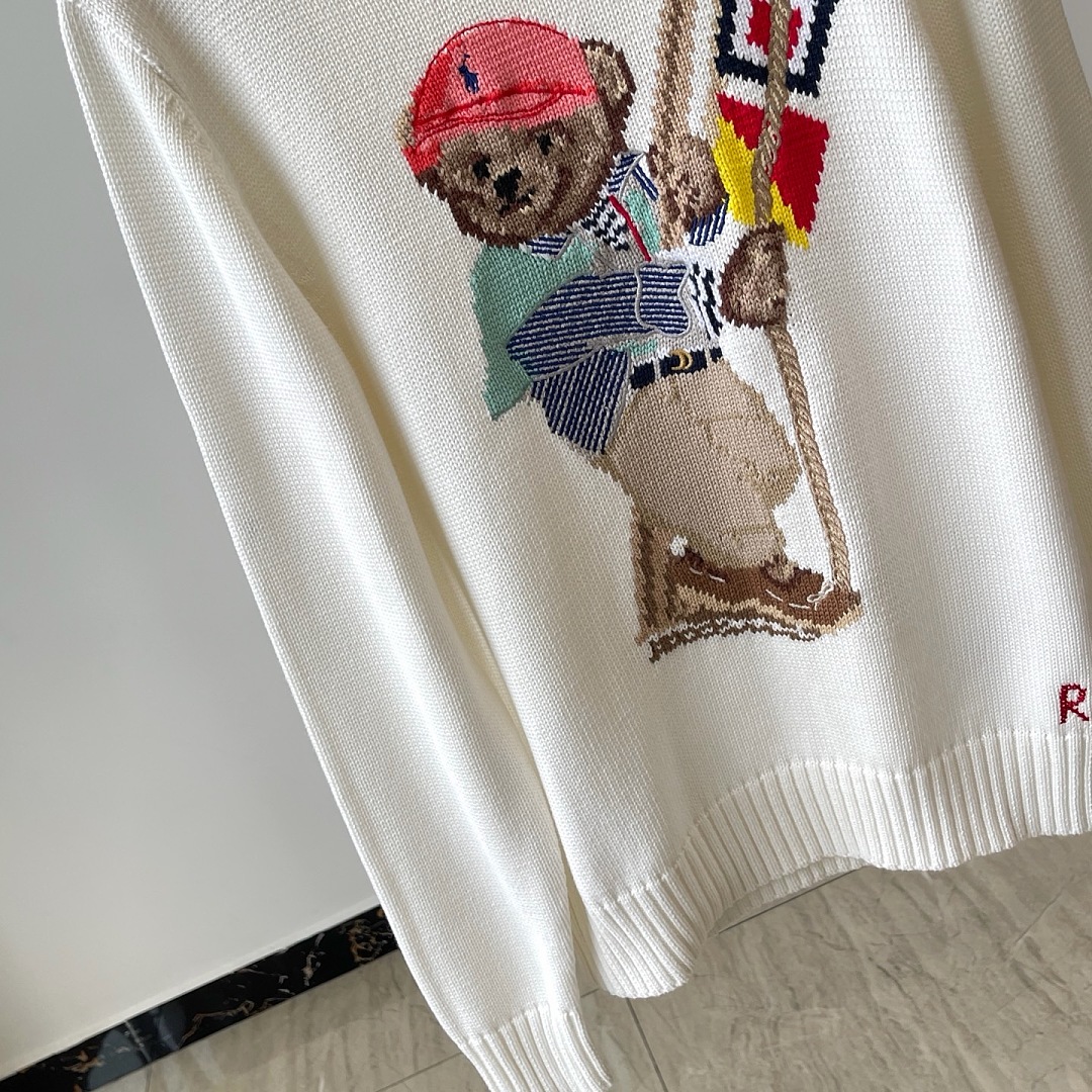 Other €36.1 ##Bear Sweater RL0066 Autumn White P (€28.3/¥218 Promotional Price For One Month) - Image 10