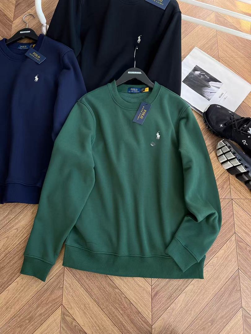 Other €21.4 Fleece-Lined Sweatshirt RL Embroidered Velvet 503237 E (Couples' Style) - Image 17