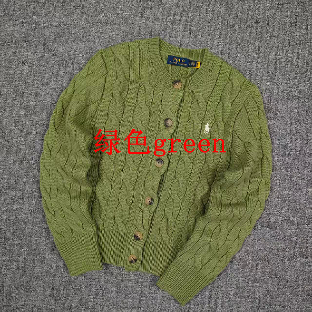 Other €28.9 #RL Wool Twist Style Cardigan For Women 90%Wool+10%Cashmere Fleece Big Linen Floral C - Image 5