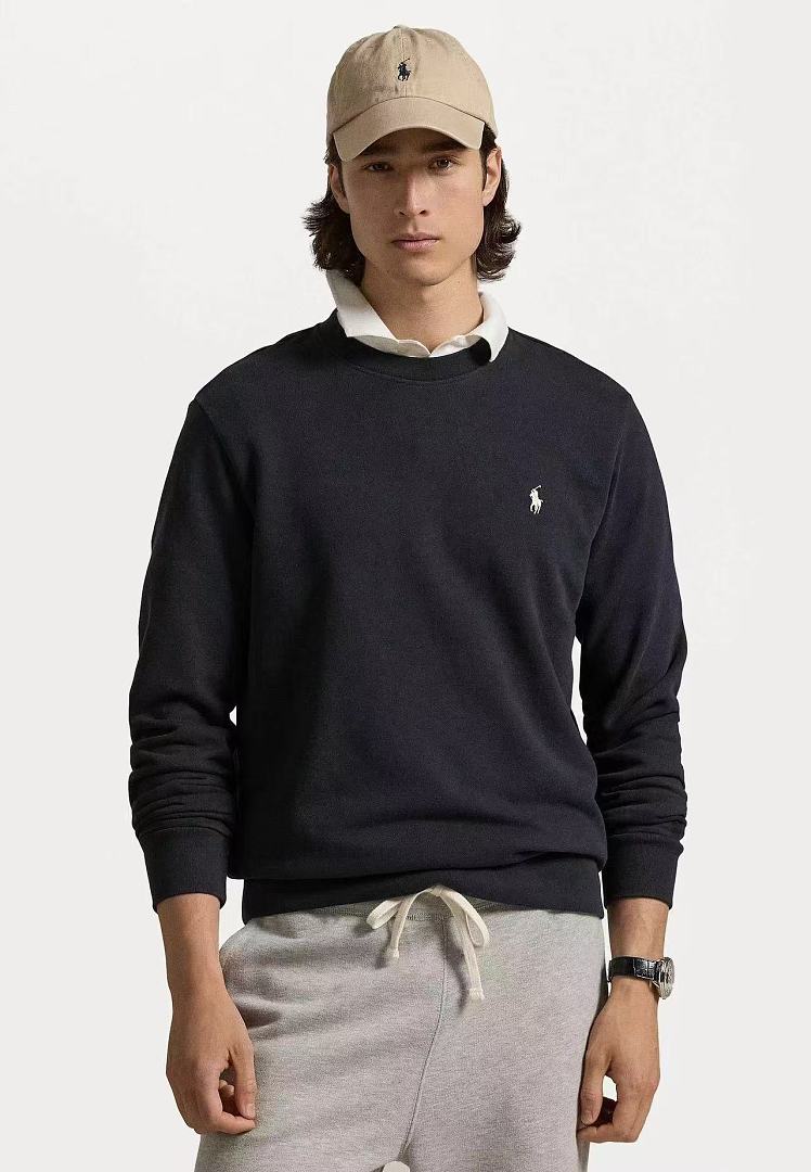 Other €21.4 Fleece-Lined Sweatshirt RL Embroidered Velvet 503237 E (Couples' Style)