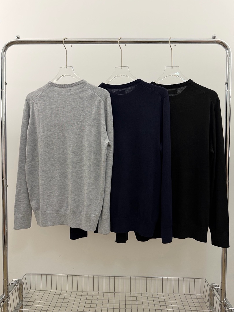 Other €23.4 100%Wool Sweater RL Mens Collar Triple Fleece Y - Image 12