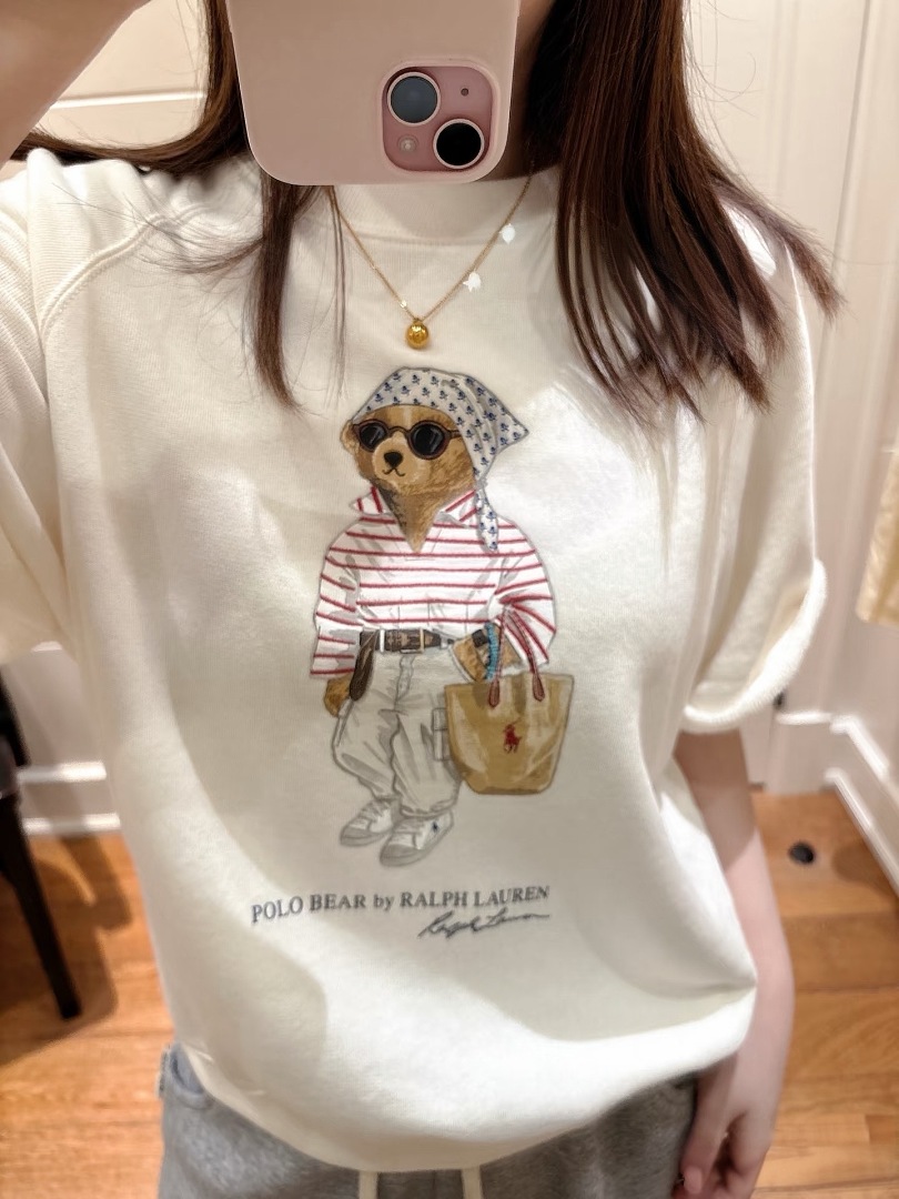 Other €15.3 ## Bear Women Sport Short Sleeve Shirt Fleece Canvas W81 X - Image 8
