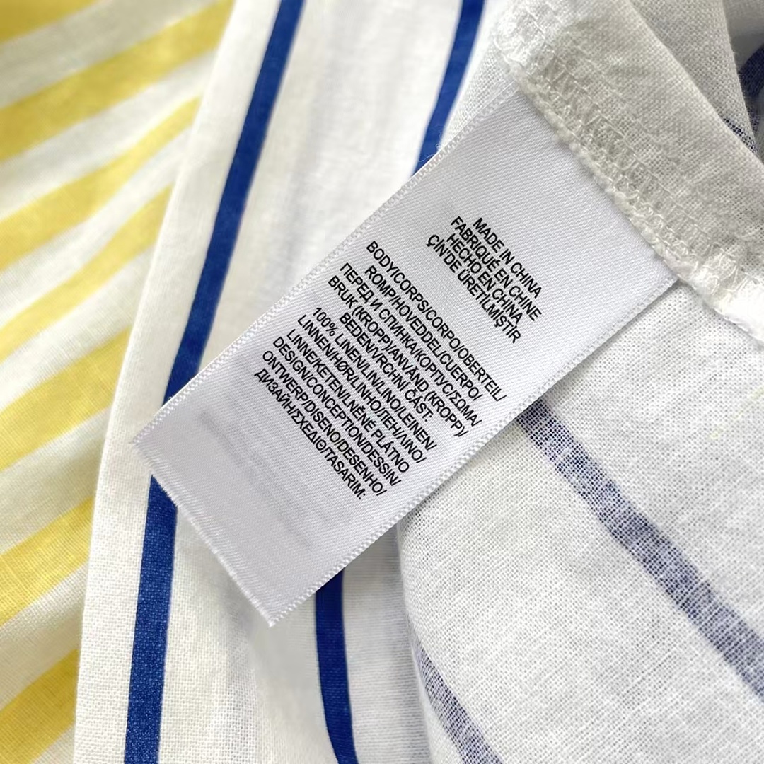 Other €28.3 ##Linen Stripe Shirt 027 Linen Striped P - Image 56