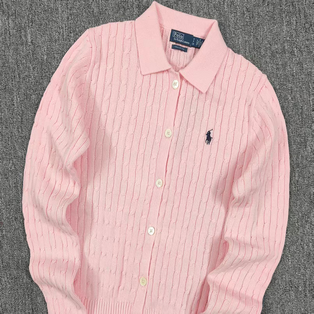 Other €23.4 Slim-Fit Lapel Knitted Long-Sleeved Cardigan Collar Long Sleeve C - Image 8