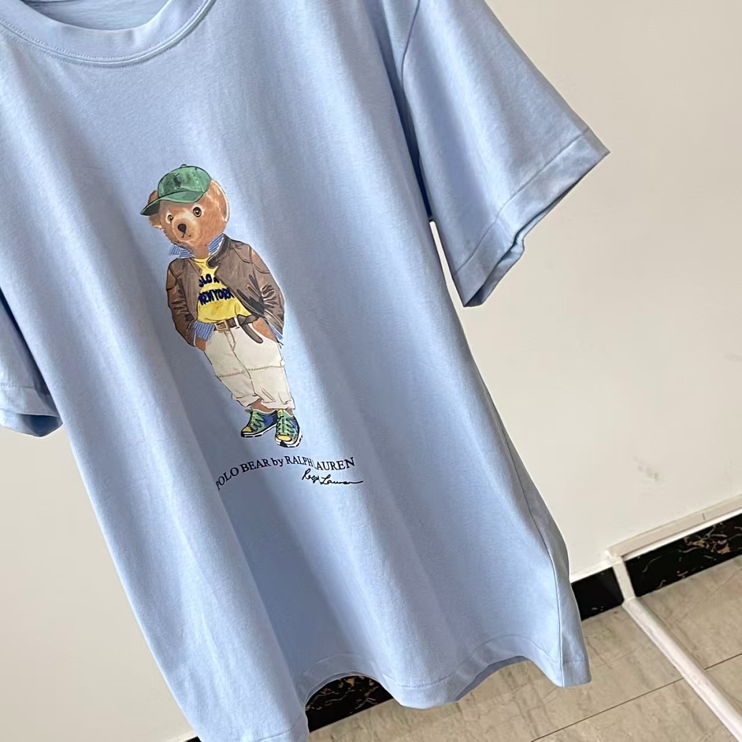 Other €15.3 ##Sky Blue Bear Graphic Tee 0808 Sky Coffee Green T P - Image 12
