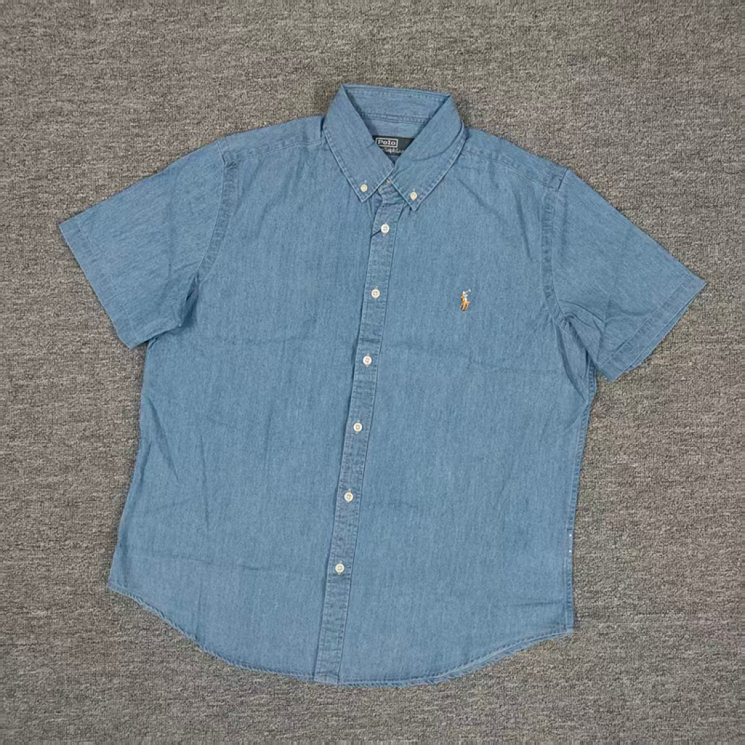Other €20.5 ##Denim Short-Sleeved Shirt Short Sleeve M (Loose Fit) - Image 10