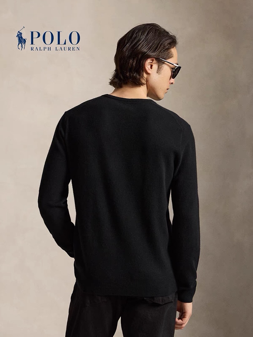 Other €23.4 100%Wool Sweater RL Mens Collar Triple Fleece Y - Image 3