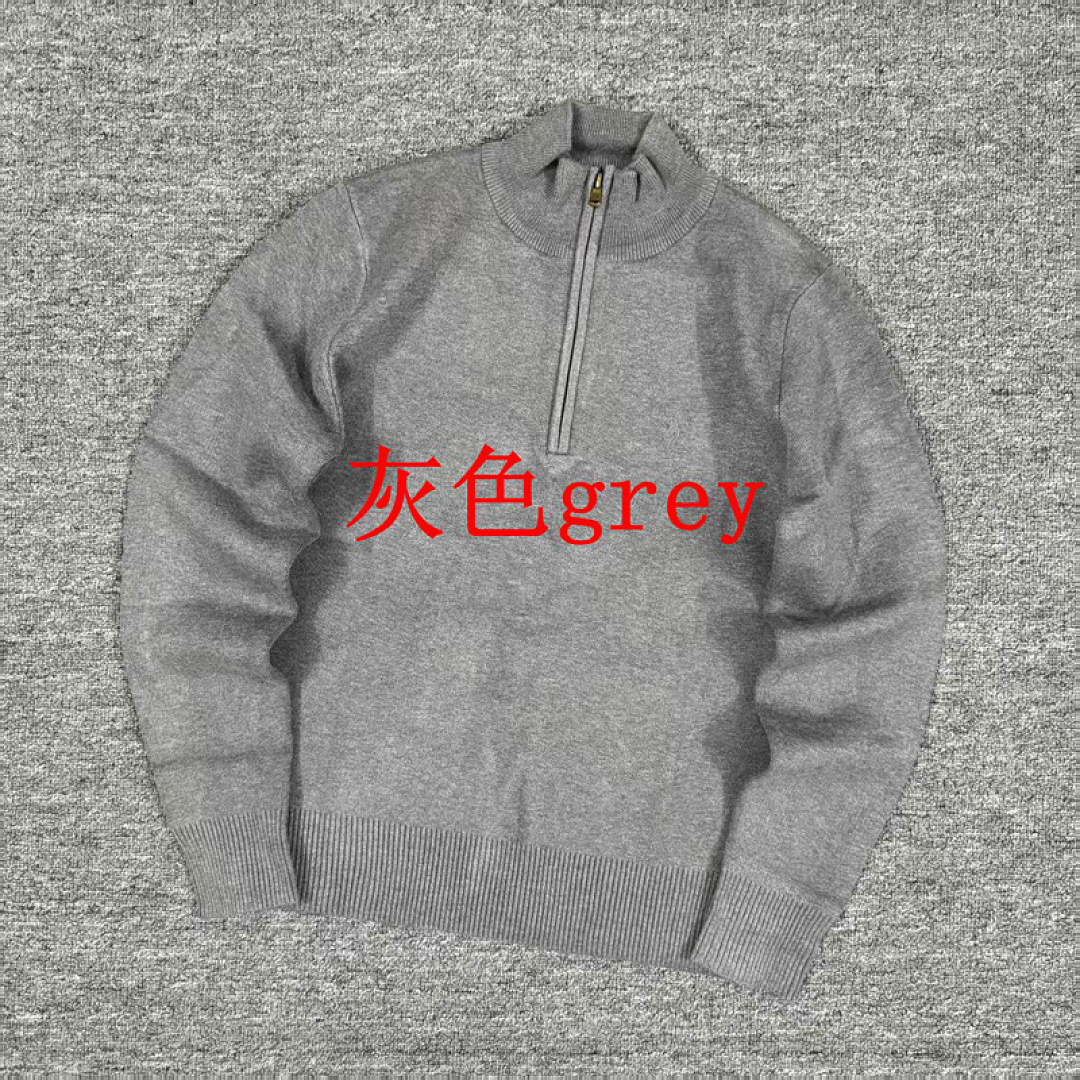 Other €24.4 ##Zip Knit Sweater Fleece 498376 E - Image 4