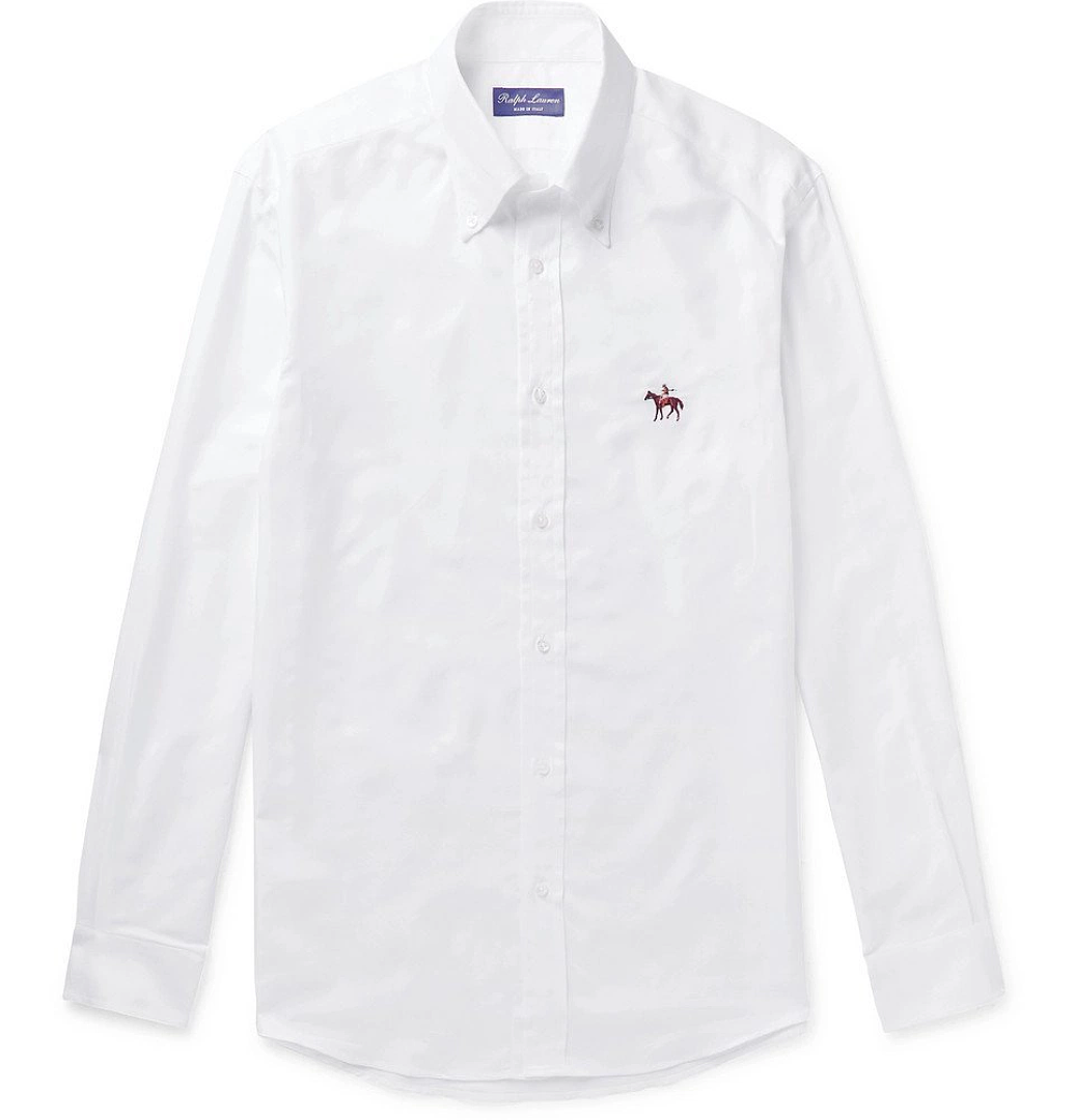 Other €24.4 ##Purple Label Oxford Shirt Purple Canvas M - Image 4