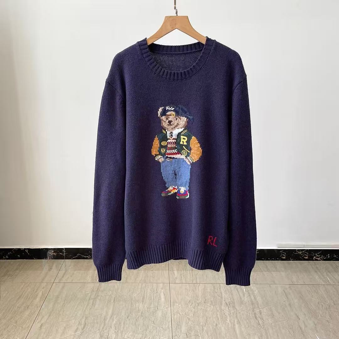 Other €38.7 ## Wool Bear Sweater RL00808 Green R P - Image 8