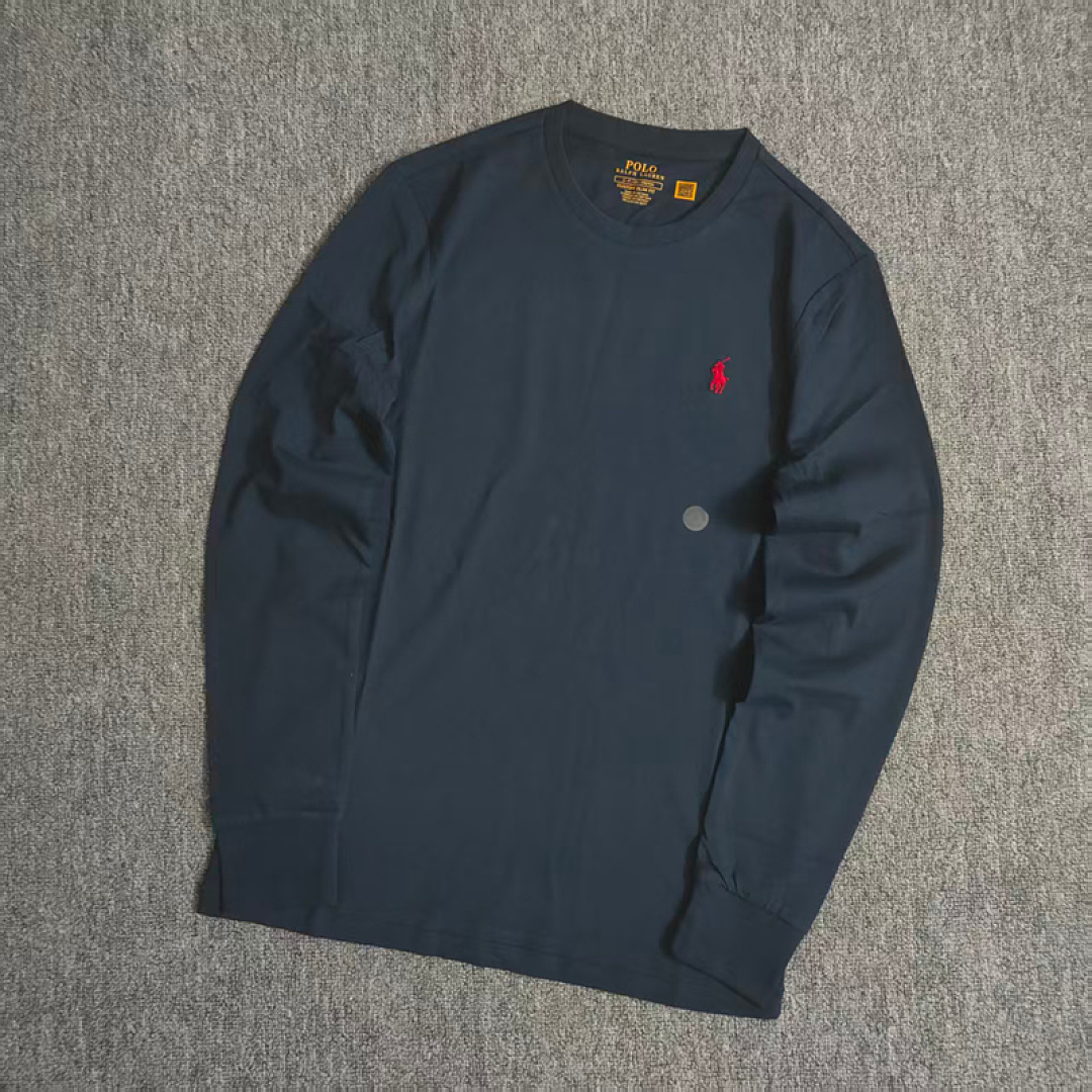 Other €14.6 #4-Color Classic Long-Sleeved Cotton T-Shirt For Men And Women Mens Long Sleeve Solid T A - Image 7