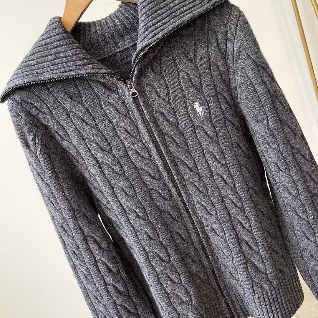 Other €43.8 ##Wool Cable Knit Full Zip Cardigan 808 Gold Linen Floral P - Image 11