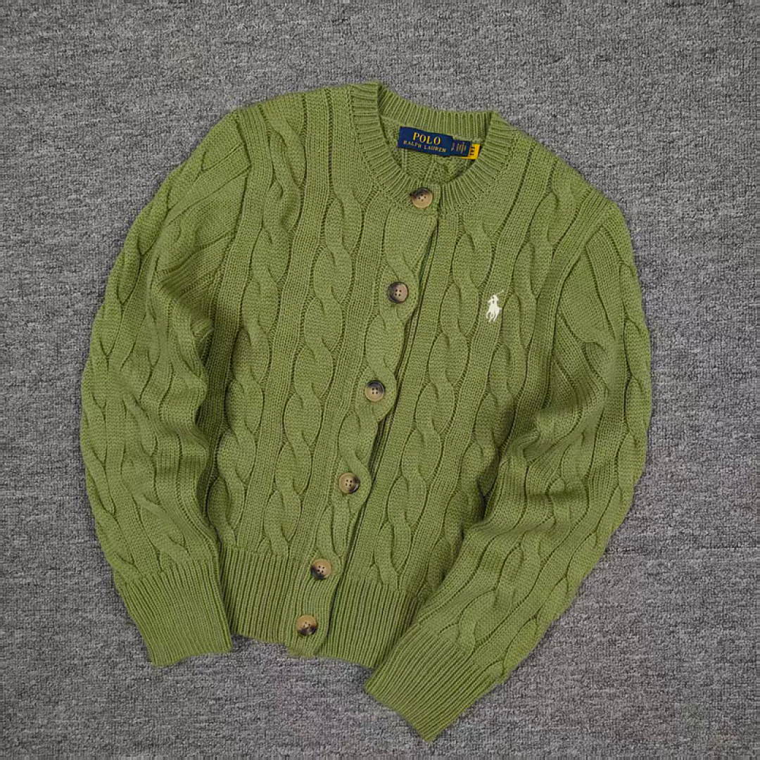 Other €28.9 #RL Wool Twist Style Cardigan For Women 90%Wool+10%Cashmere Fleece Big Linen Floral C - Image 20