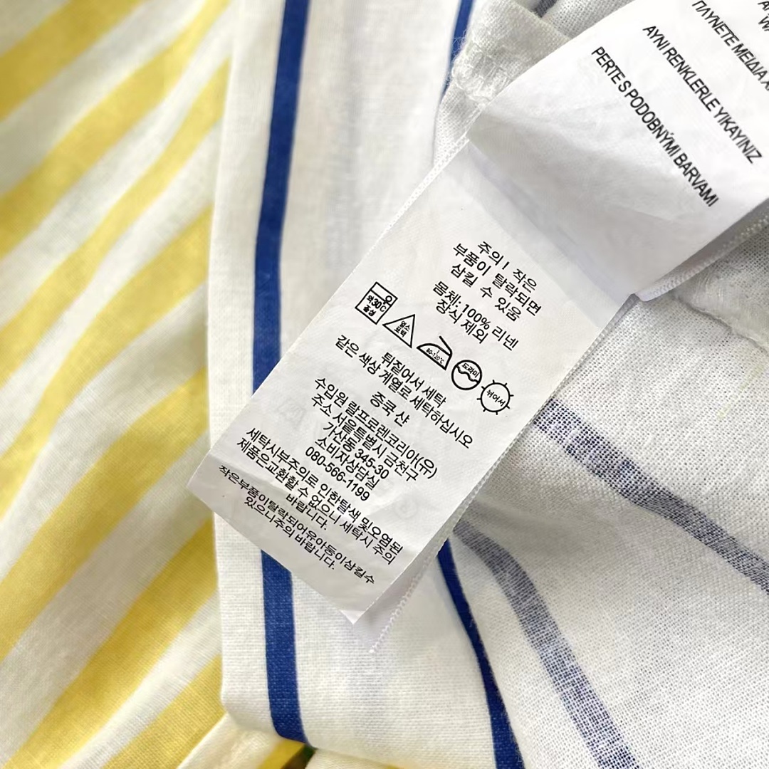 Other €28.3 ##Linen Stripe Shirt 027 Linen Striped P - Image 55