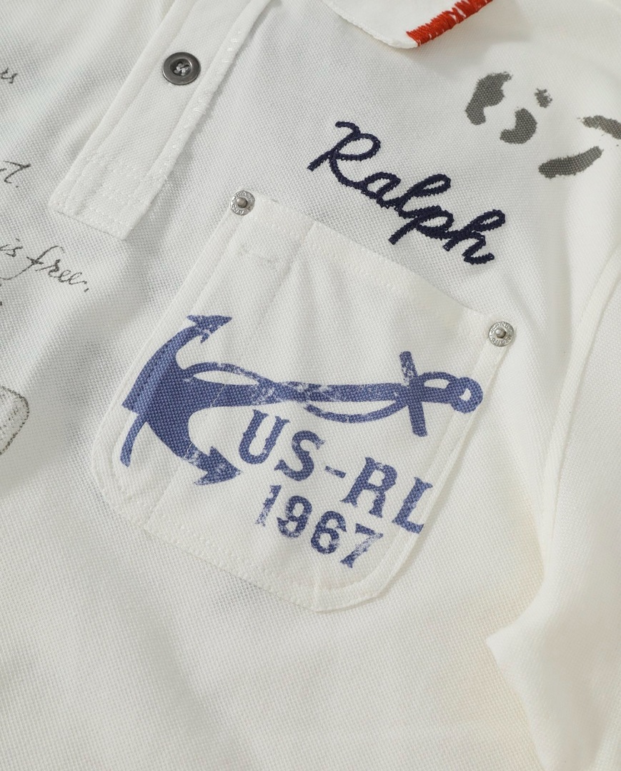 Other €28.3 ## Mesh Graphic Polo Shirt Sea 484009 E - Image 10