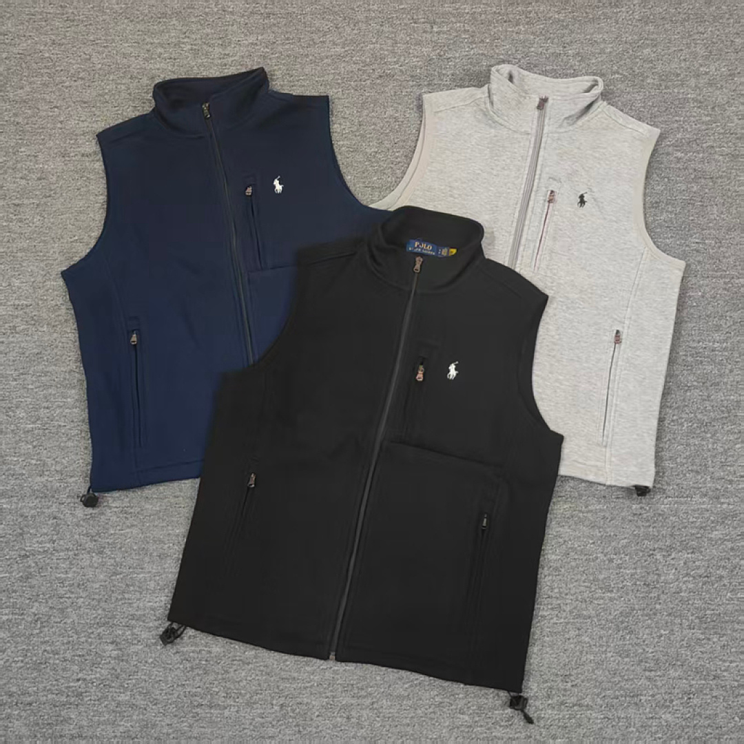 Other €28.3 ##Men Double-Knit Vest Stand Collar Sleeve R