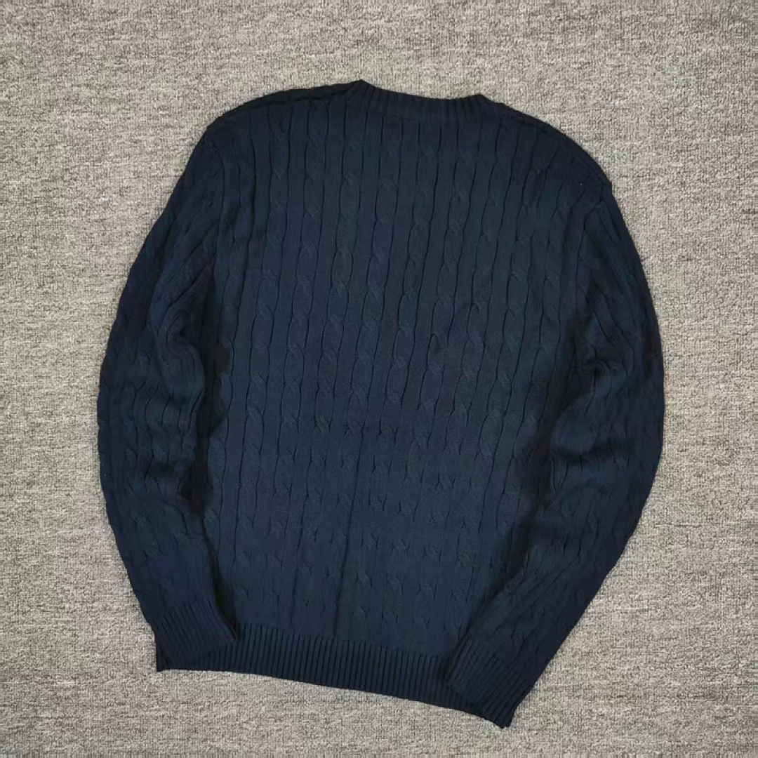 Other €23.4 #RL Autumn/Winter Classic Cable Crewneck Sweater Floral Collar Fleece G/D - Image 10