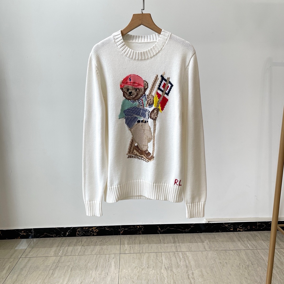 Other €36.1 ##Bear Sweater RL0066 Autumn White P (€28.3/¥218 Promotional Price For One Month) - Image 15