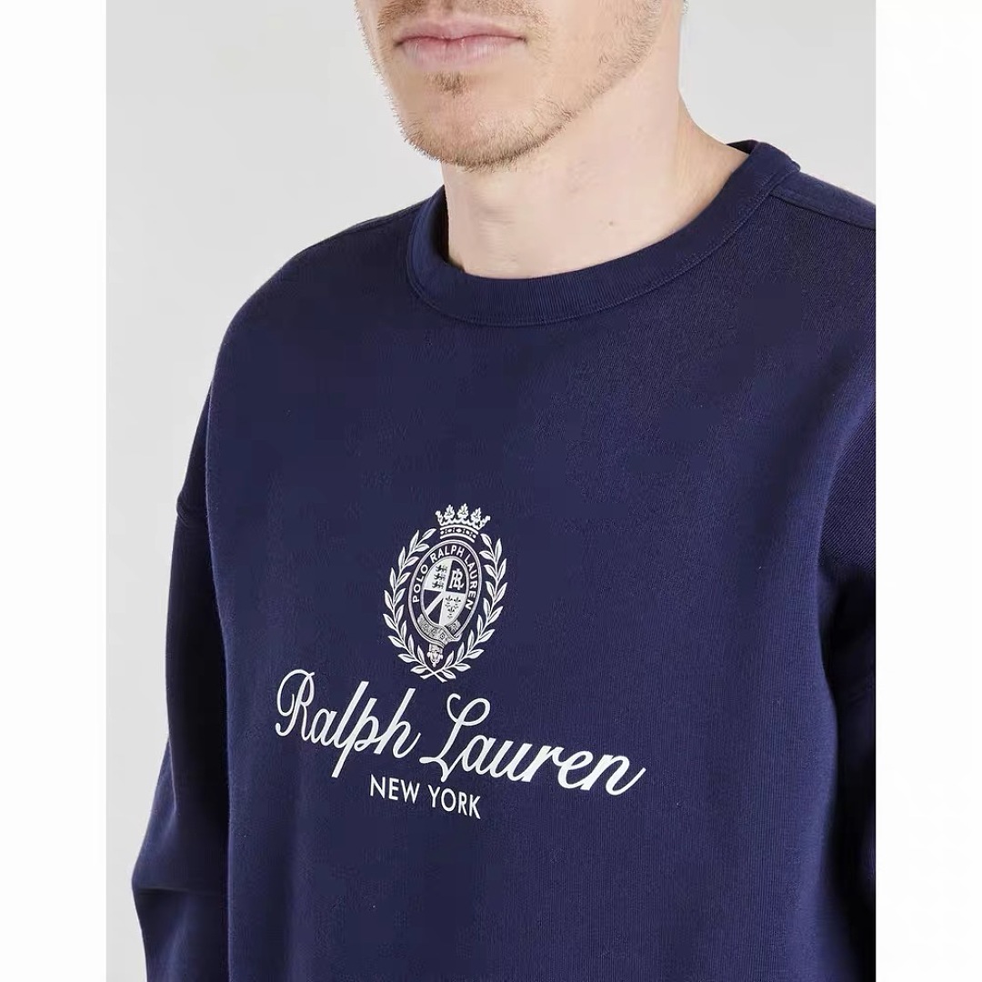 Other €20.5 Relaxed Fit Fleece Graphic Sweatshirt RL Velvet Y - Image 4