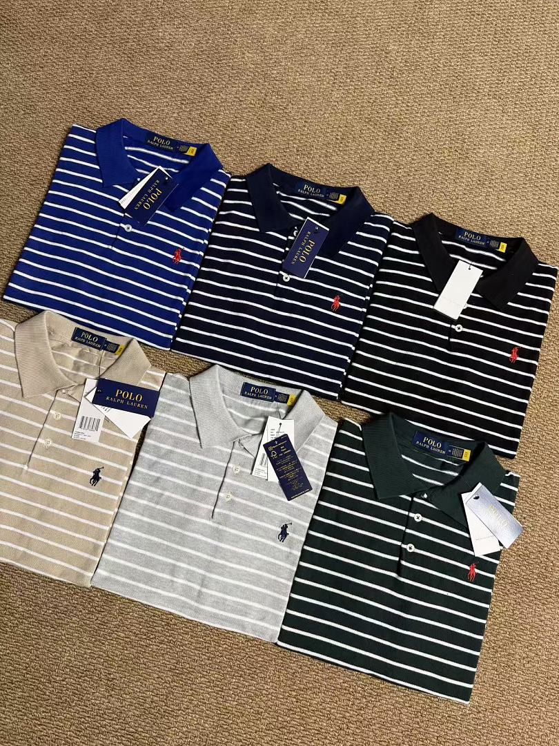 Other €20.2 ## Pima Cotton Little Stripe Polo Shirt 6 Striped Short Sleeve R - Image 4