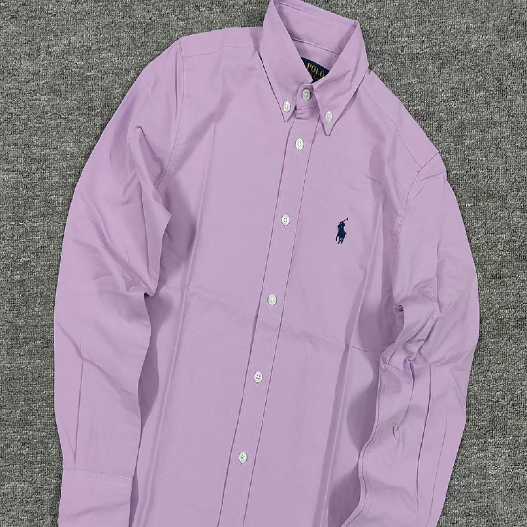 Other €21.8 Female Version 100%Cotton Oxford Shirt Womens Solid Cotton Long Sleeve C - Image 26