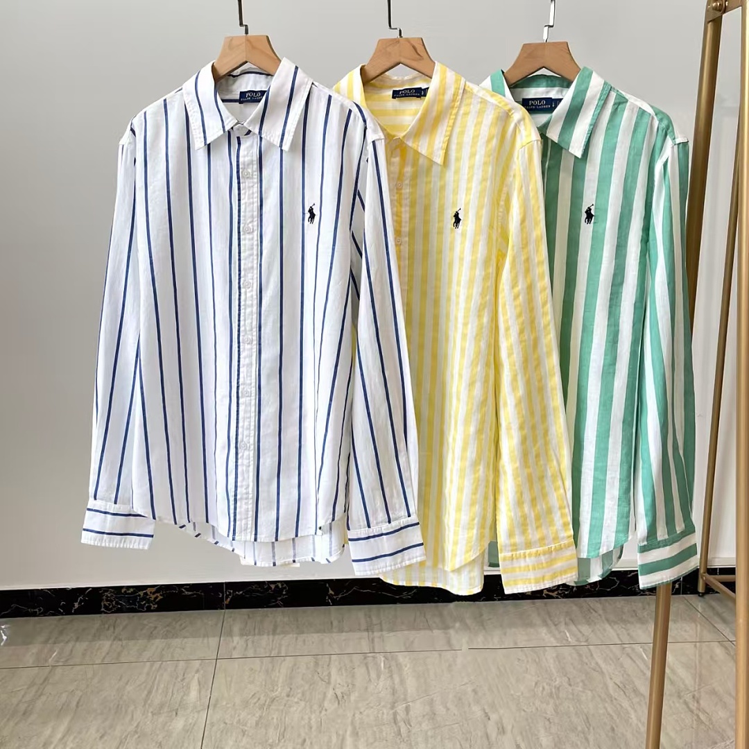 Other €28.3 ##Linen Stripe Shirt 027 Linen Striped P - Image 26