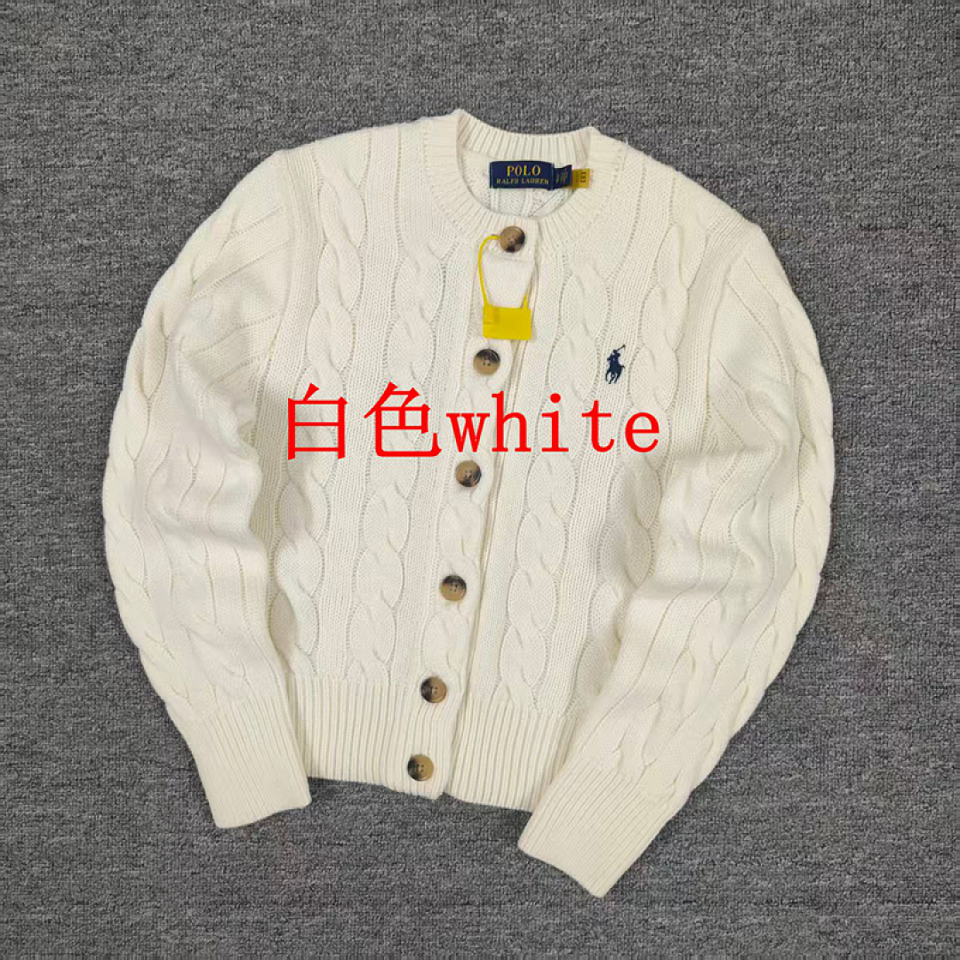 Other €28.9 #RL Wool Twist Style Cardigan For Women 90%Wool+10%Cashmere Fleece Big Linen Floral C - Image 12