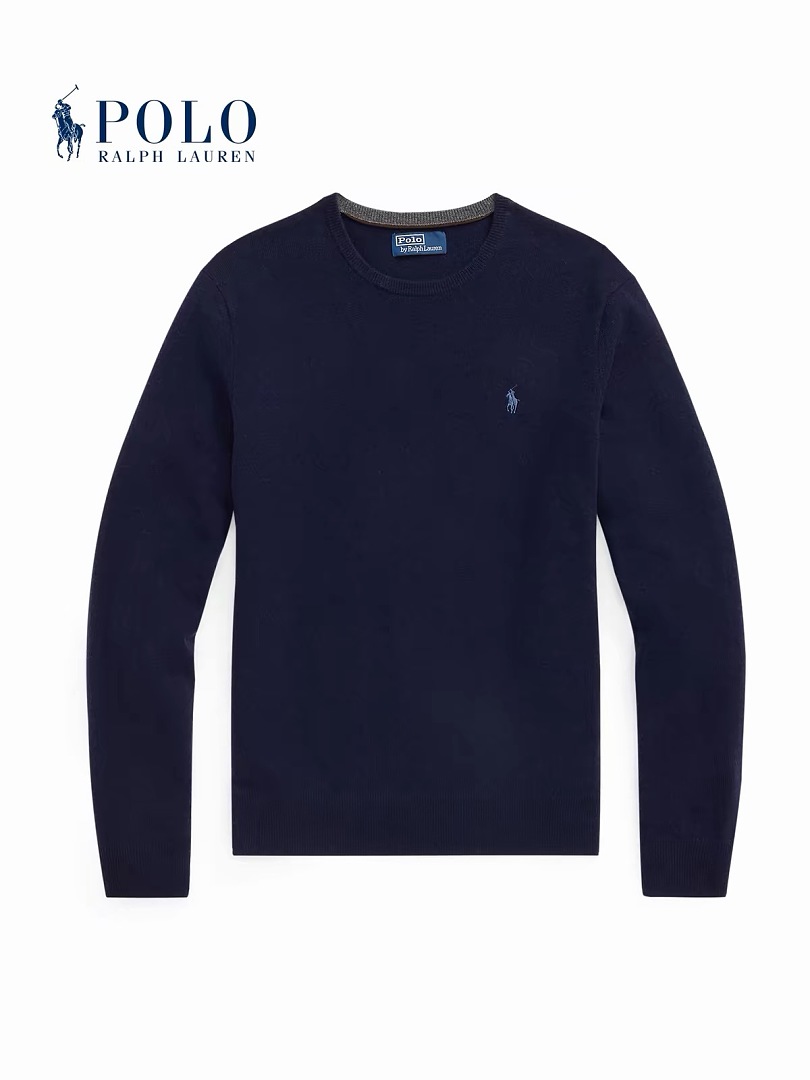 Other €23.4 100%Wool Sweater RL Mens Collar Triple Fleece Y - Image 10