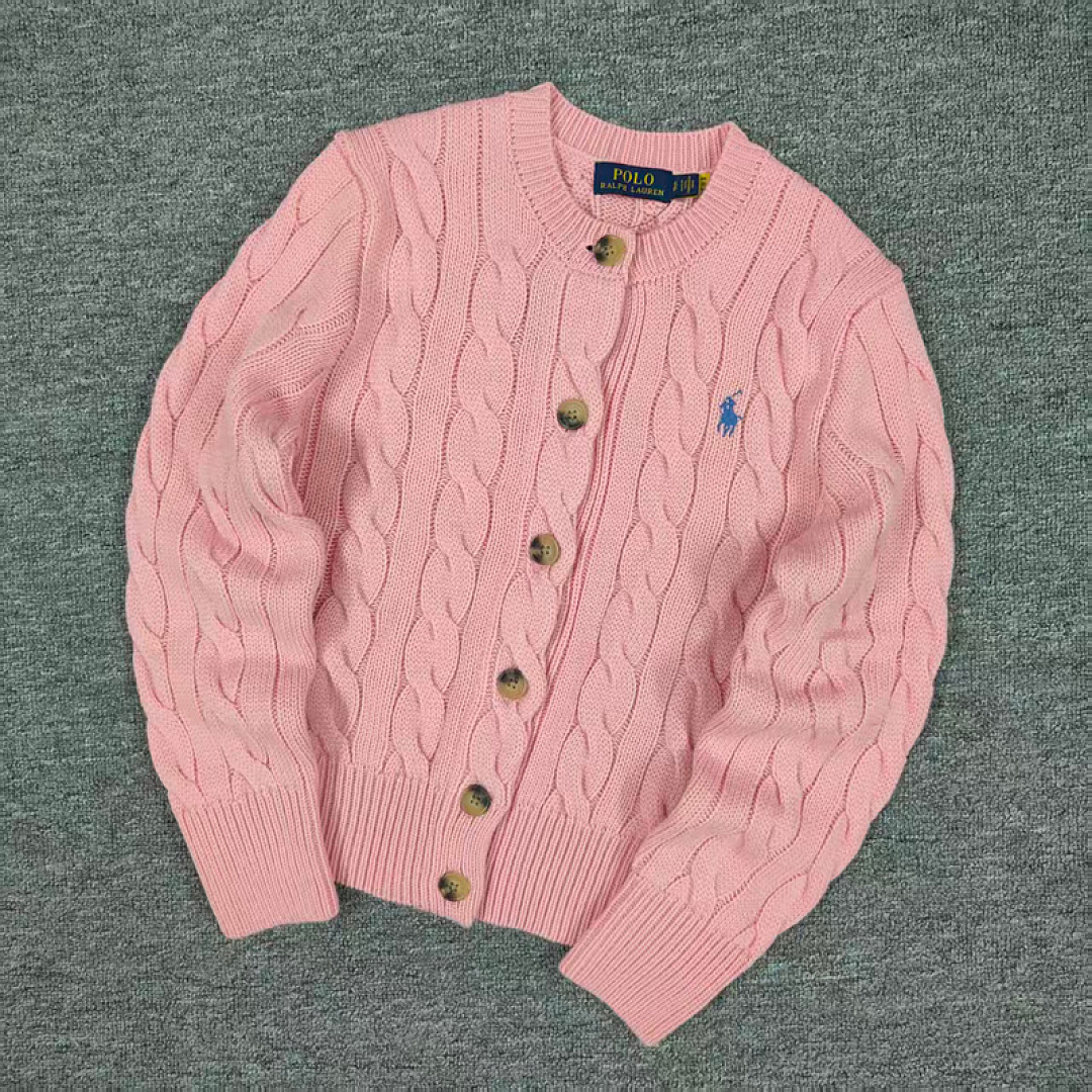 Other €28.9 #RL Wool Twist Style Cardigan For Women 90%Wool+10%Cashmere Fleece Big Linen Floral C - Image 15