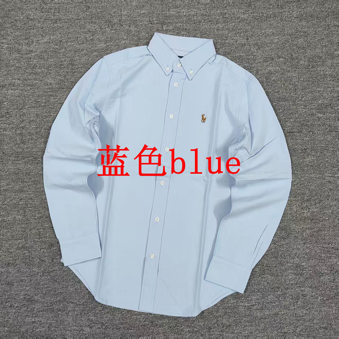Other €21.8 Female Version 100%Cotton Oxford Shirt Womens Solid Cotton Long Sleeve C - Image 5