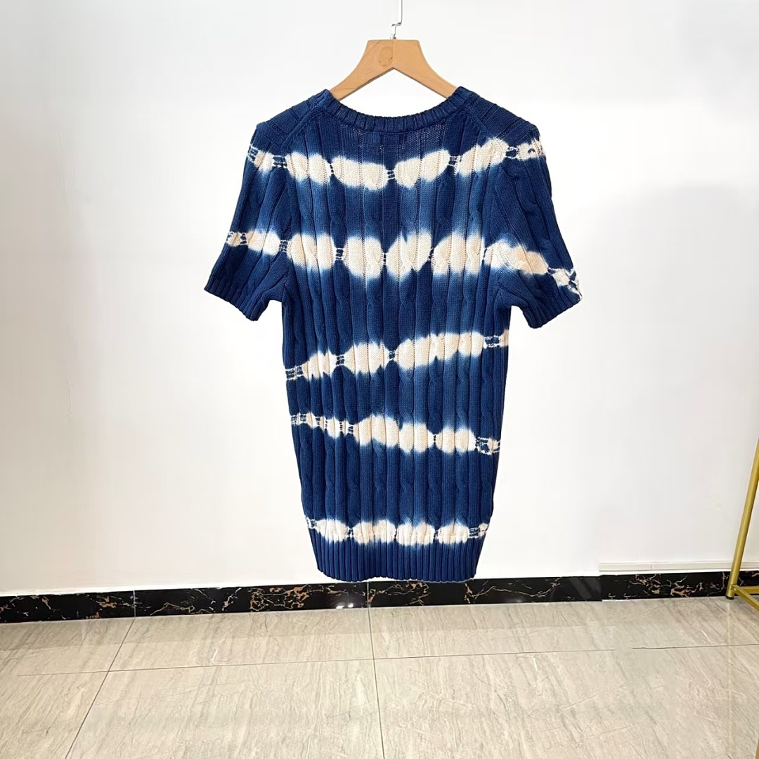 Other €21.8 ##Tie-Dye Stripe Twist Short Sleeve 0209 Tie Dye Striped Linen Floral P - Image 17