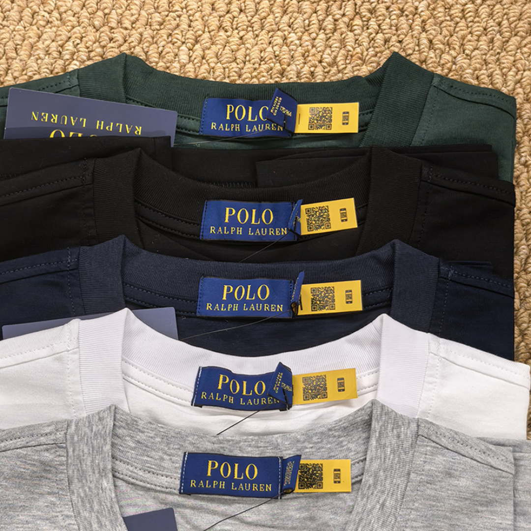 Other €13.6 ##100% Cotton Letter Embroidery T-Shirt Solid Embroidered T - Image 12