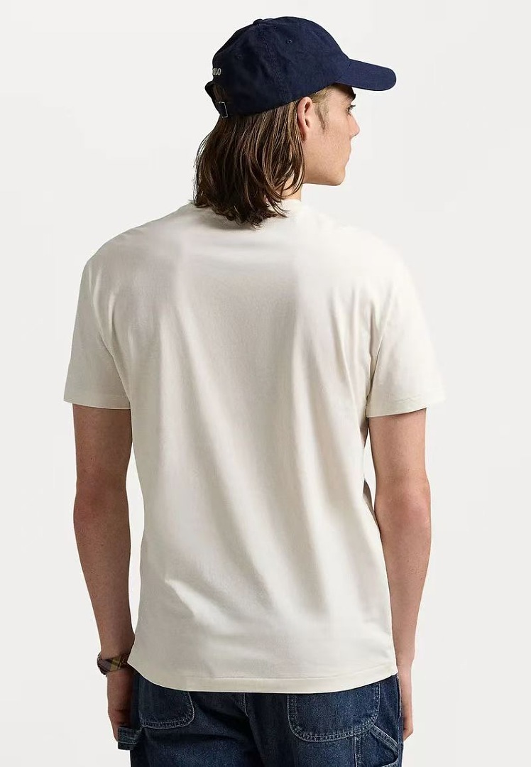 Other €13.6 ##100% Cotton Letter Embroidery T-Shirt Solid Embroidered T - Image 6