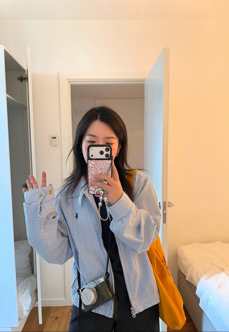 Other €25.7 Unisex Stripe Cotton Seersucker Jacket RL W93 X - Image 13