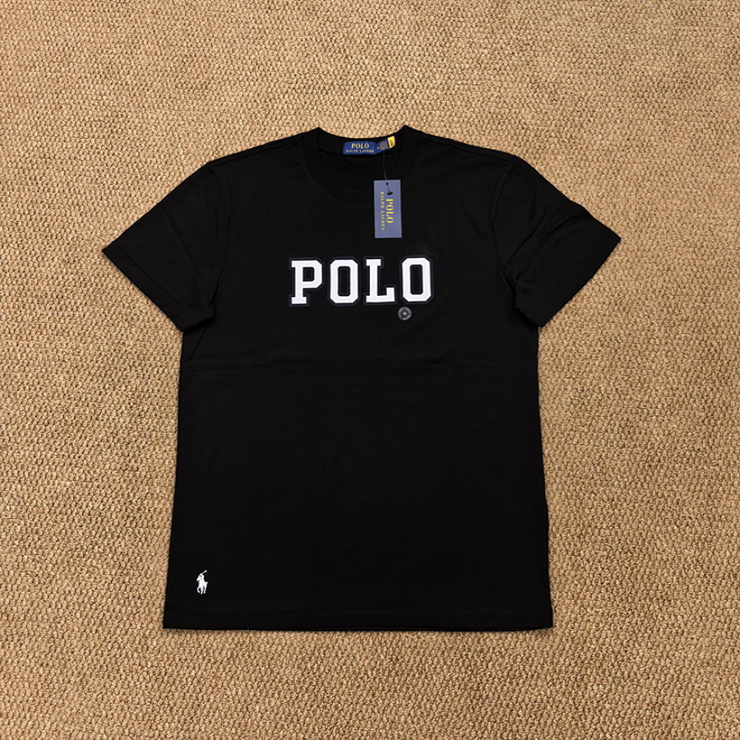 Other €13.6 ##100% Cotton Letter Embroidery T-Shirt Solid Embroidered T - Image 16