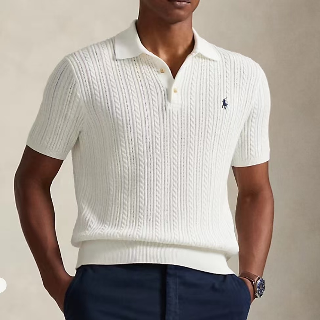 Other €21.8 ##Unisex Cable Knit Short Sleeve 3 Buckle Floral Mens Womens P, photo 1