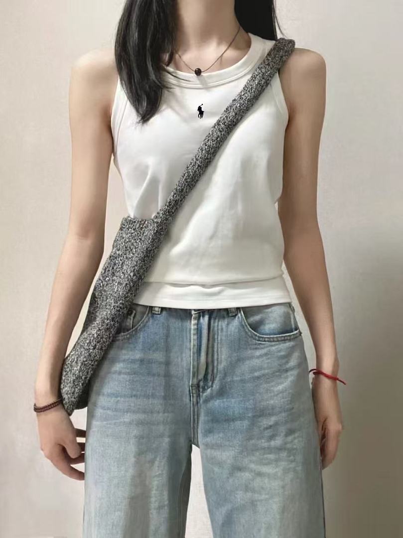 Other €8.8 ##Women's 100% Ribbed Cotton Tank Top Womens N (10Usd Promotional Sale)