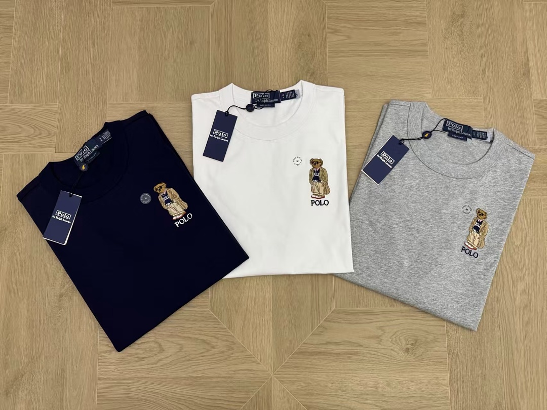 Other €12.7 ##Classic Fit Bear Embroidered T-Shirt Small Triple T Y - Image 7