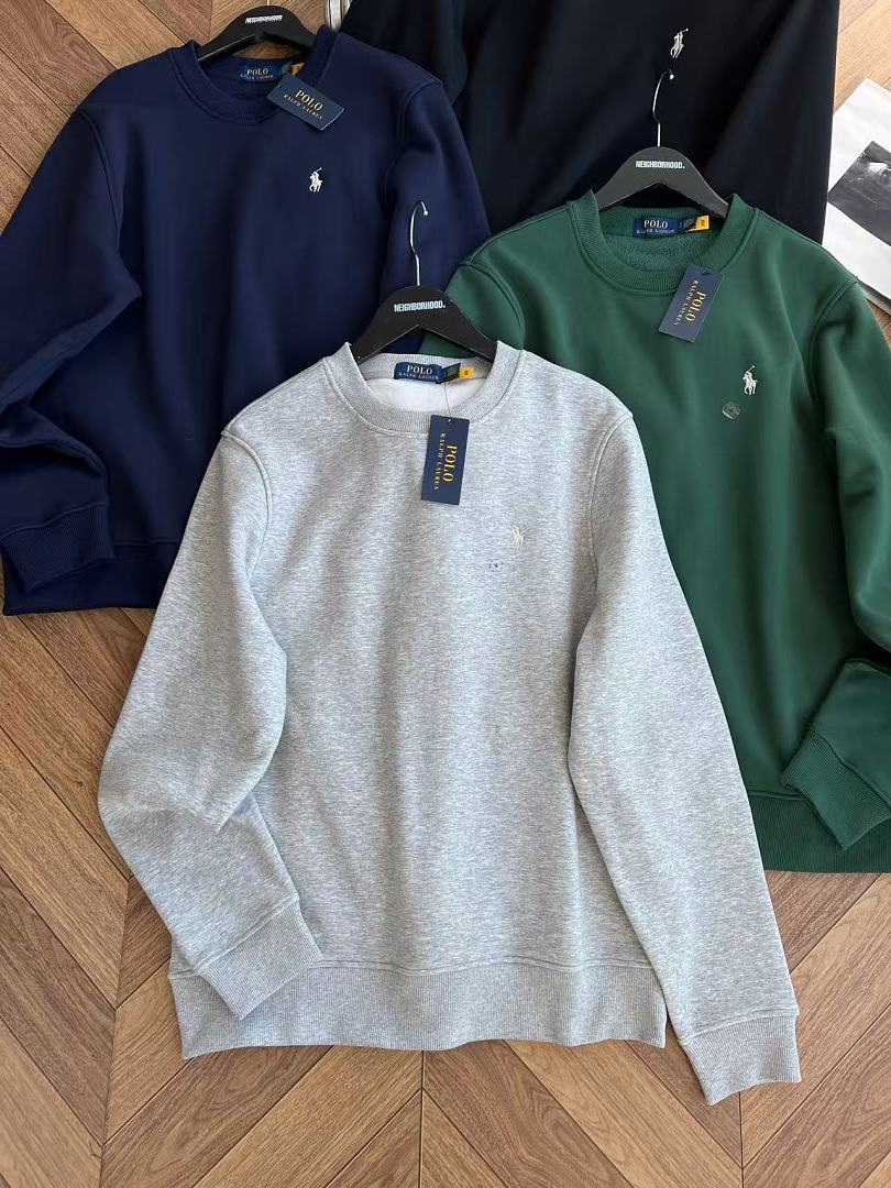 Other €21.4 Fleece-Lined Sweatshirt RL Embroidered Velvet 503237 E (Couples' Style) - Image 20