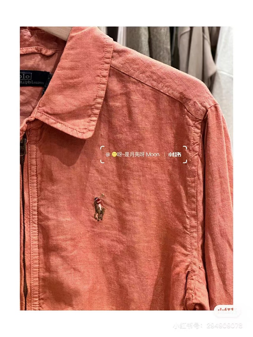 Other €54.6 ##Linen Harrington Jacket Linen P - Image 5