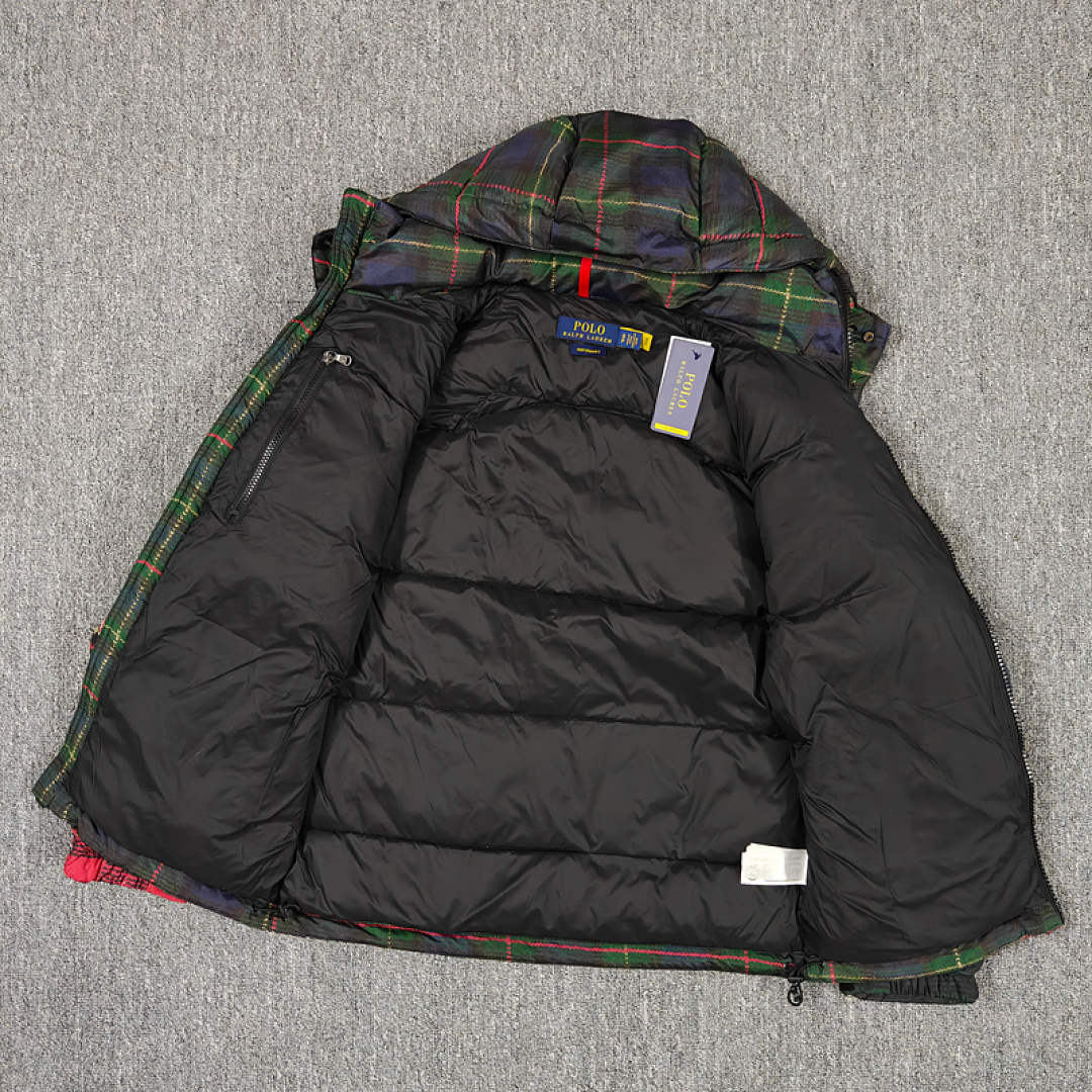 Other €64.6 ## Christmas Color-Block Down Jacket Velvet 506511 E - Image 6