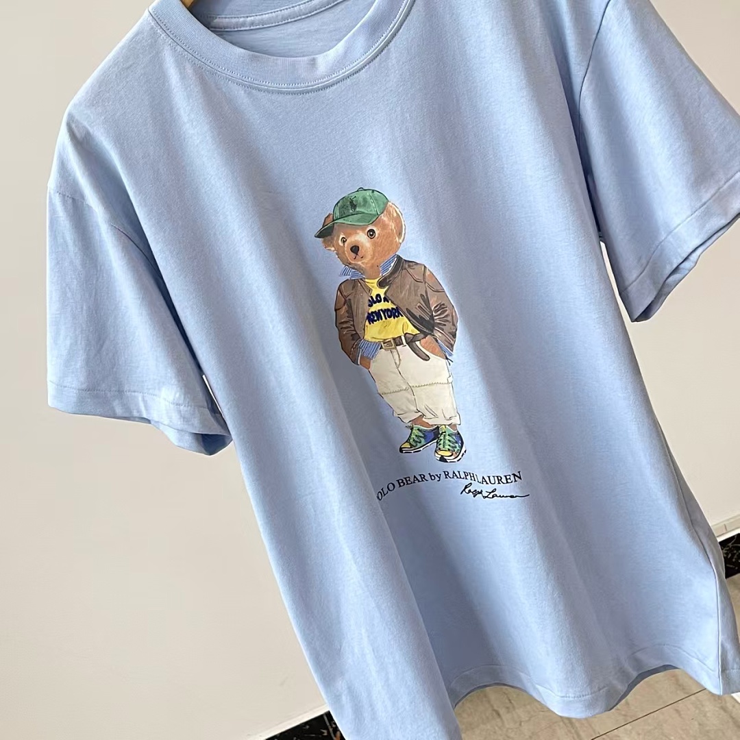 Other €15.3 ##Sky Blue Bear Graphic Tee 0808 Sky Coffee Green T P - Image 11