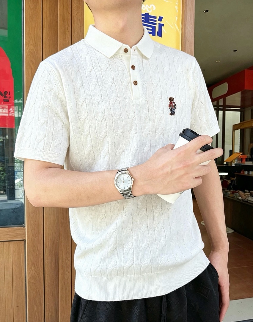 Other €20.5 ## Bear Knit Sweater Small Triple Buckle Short Sleeve Polo R - Image 3