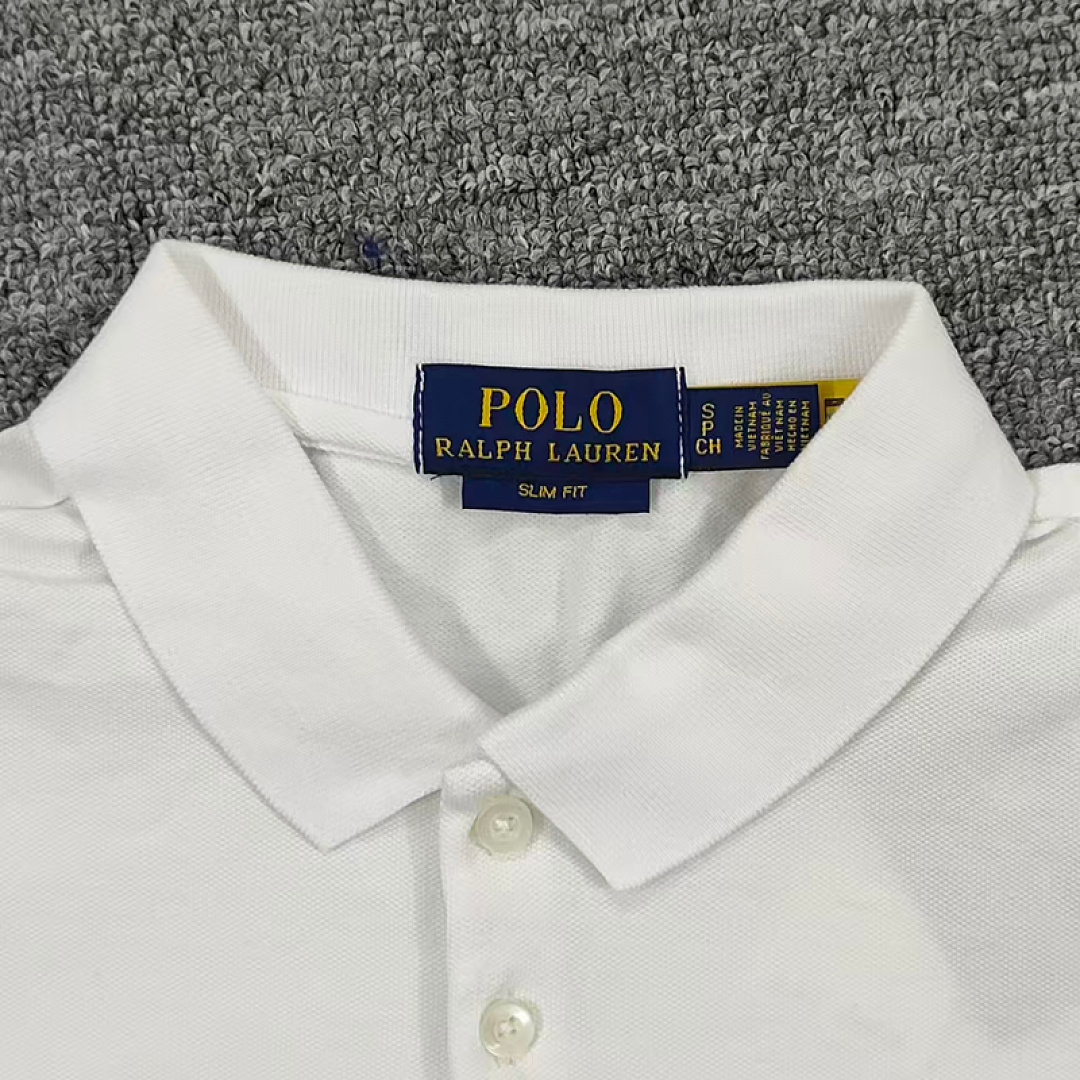 Other €18.7 ## Five-Button Knitted Collar Short-Sleeved Polo Shirt womenRL Buckle Short Sleeve Womens C - Image 40