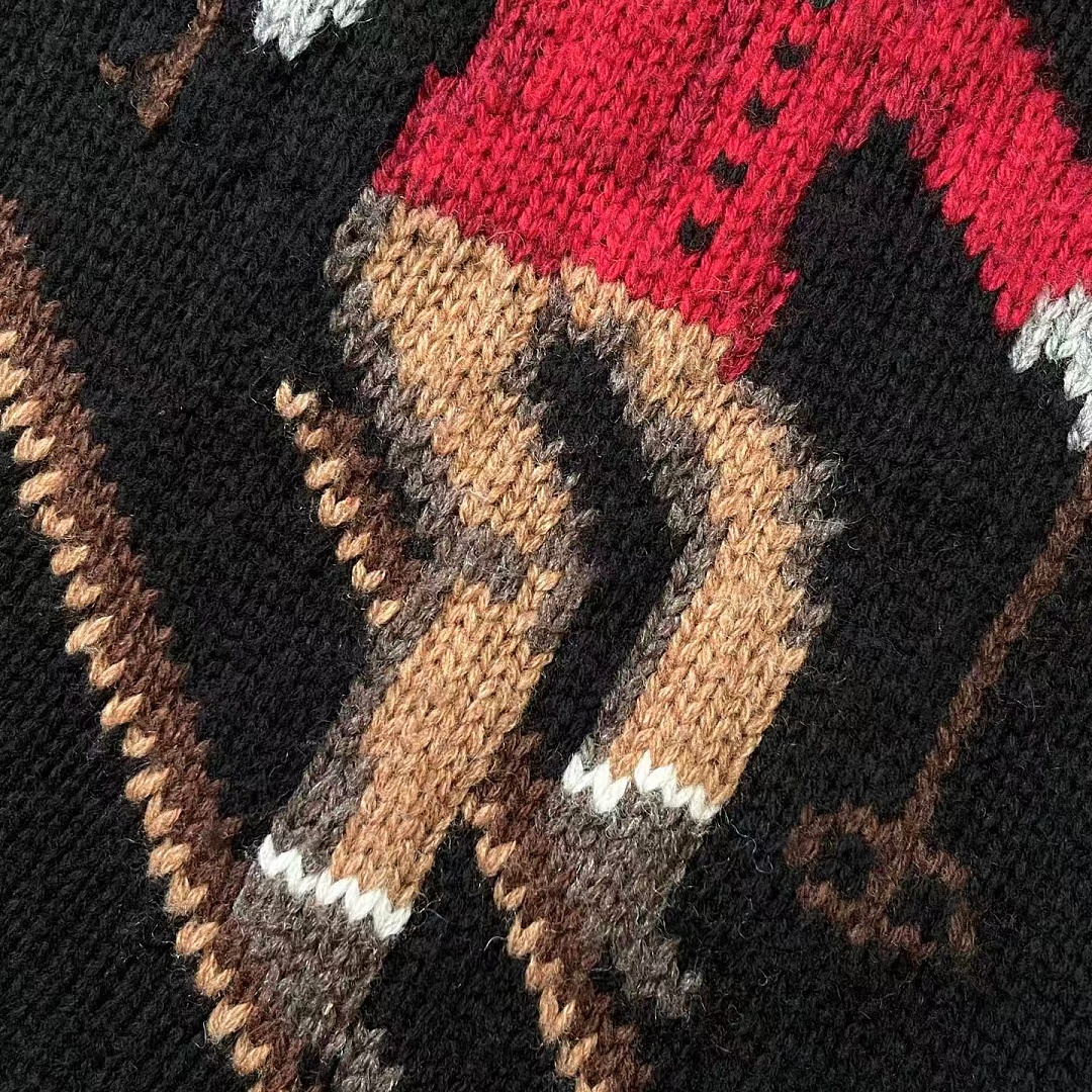 Other €47.8 ##Men's Skier Intarsia Knit Sweater Snow Fleece P - Image 30
