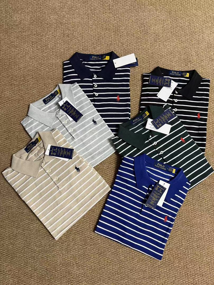 Other €20.2 ## Pima Cotton Little Stripe Polo Shirt 6 Striped Short Sleeve R - Image 7