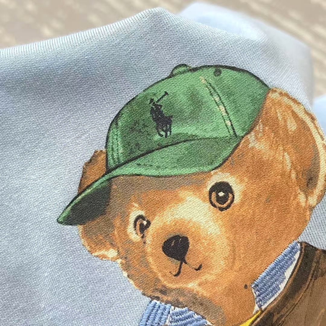 Other €15.3 ##Sky Blue Bear Graphic Tee 0808 Sky Coffee Green T P - Image 16